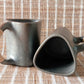 Longpi Black Pottery Trikon Coffee Mug Large (Set of 2)