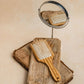 Organic B’s Wooden Bristle Paddle Brush | Bamboo Hair Brush