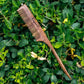 Premium Rosewood/Sheesham Wood Comb with Tail Handle