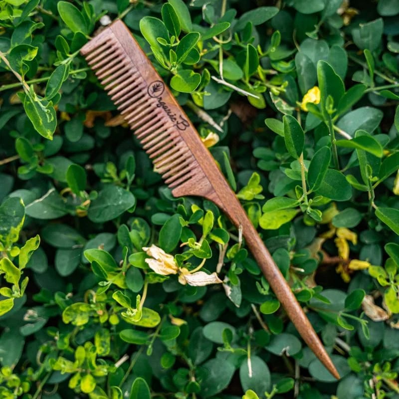 Premium Rosewood/Sheesham Wood Comb with Tail Handle Share: