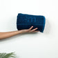 Bamboo Fluffy Bath towel Terry 560 GSM-Tru Blue