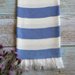 Thin bamboo bath towel- Vacation Blue 160*75cm