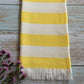 Thin bamboo bath towel- Sunshine Yellow  160*75cm