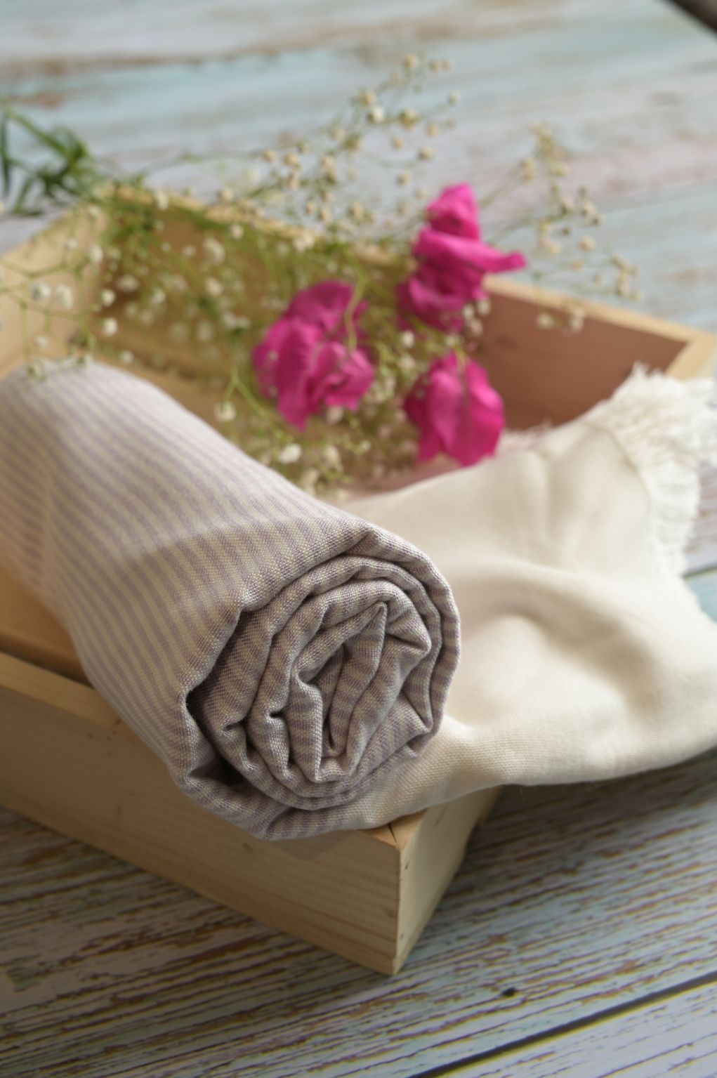 Thin Bamboo Bath Towel - Groovy Lilac 160*75cm