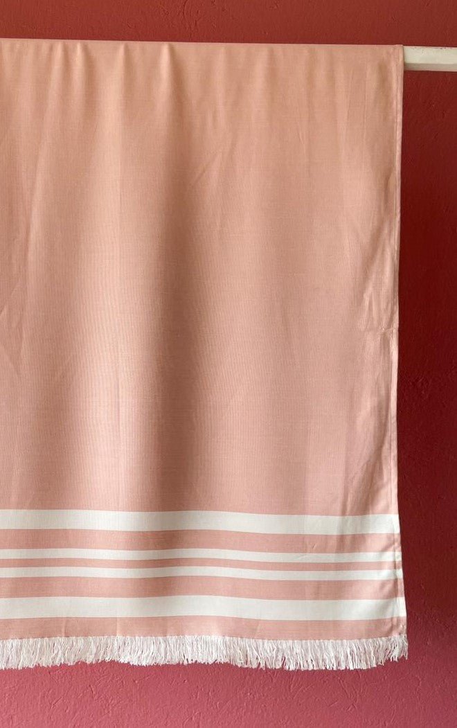 Thin Bamboo Bath Towel - Pink Salt 160*75cm