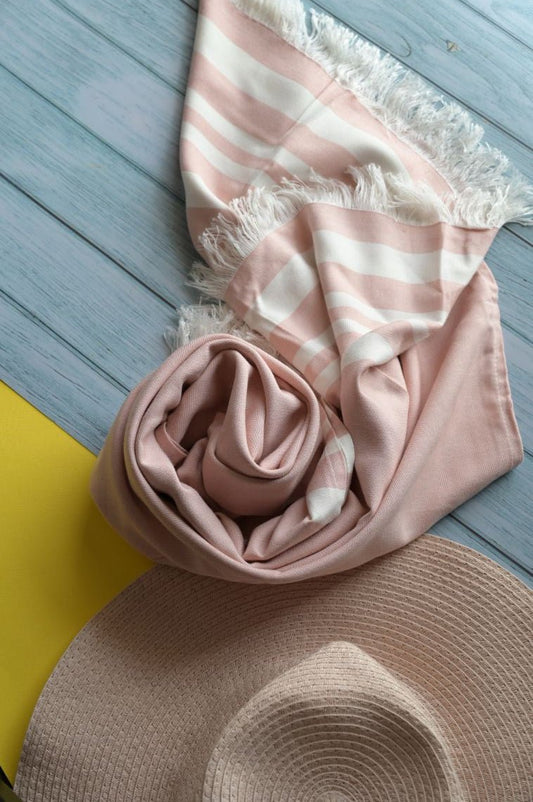 Thin Bamboo Bath Towel - Pink Salt 160*75cm