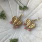 Bamboo Heart Earrings