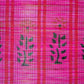 3 PANEL BAMBOO CURTAINS PINK