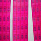 3 PANEL BAMBOO CURTAINS PINK