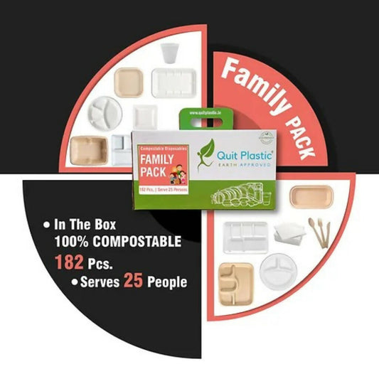Disposable Serveware - Family Pack