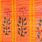 3 PANEL BAMBOO CURTAINS ORANGE