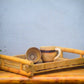BAMBOO TRAY WITH SET OF 2 TEA CUP
